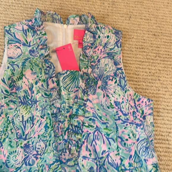 NWT Lilly Pulitzer “Soleil it on me” Surf Blue 12 - Picture 3 of 4